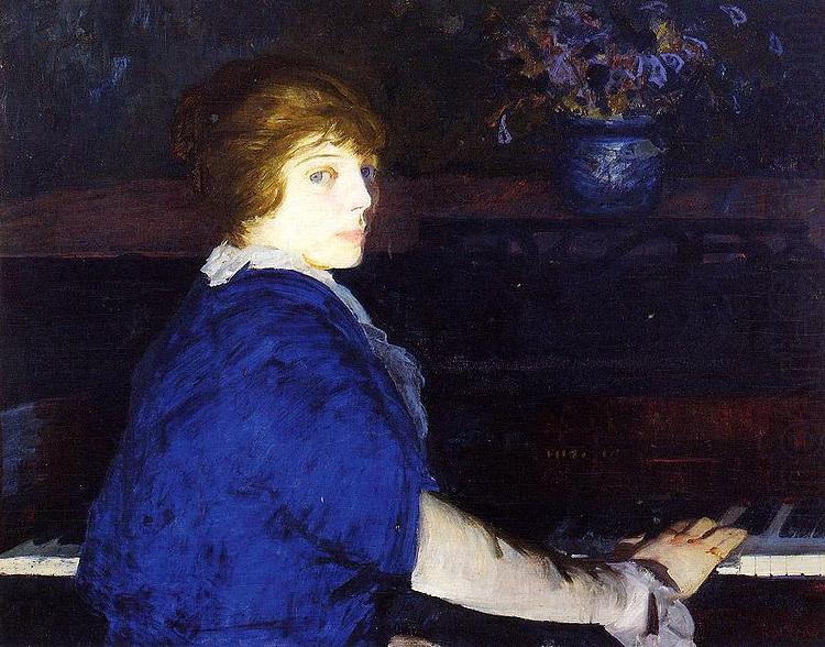 Emma at the Piano, George Wesley Bellows